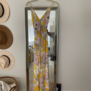 Yumi Kim Yellow Floral Maxi Dress